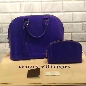 💯% Authentic Louis Vuitton Figue Epi Alma PM